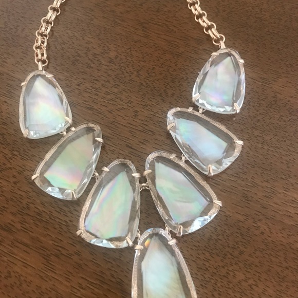 🚫Kendra Scott Harlow Necklace RoseGold/Brown MOP - Picture 4 of 9